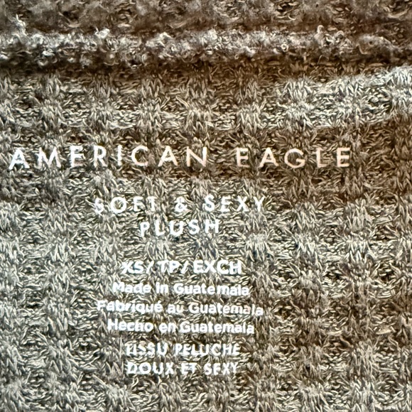 American Eagle Outfitters Soft Gray Knit Top - Picture 3 of 3